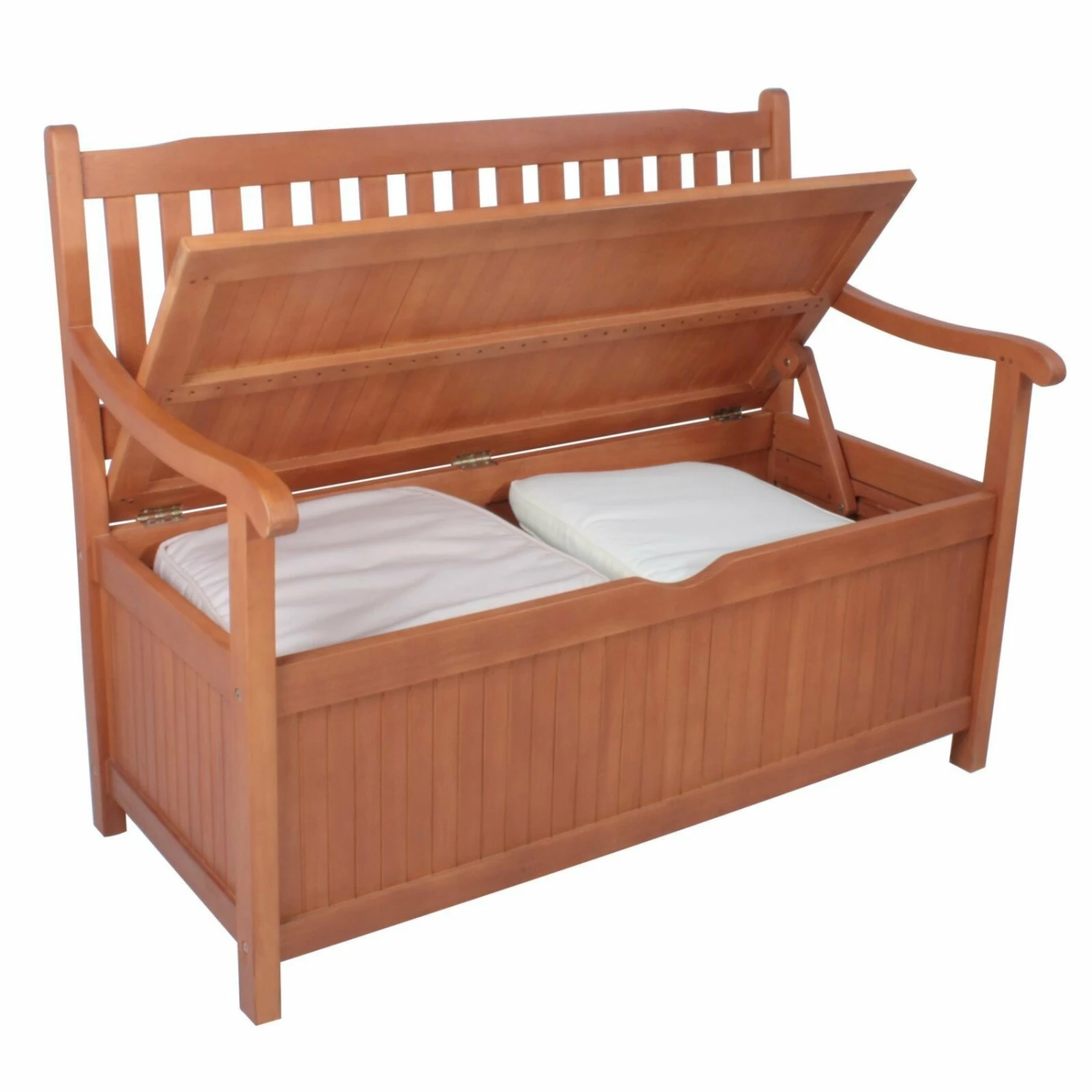 Brandneu ❤️ Gartenbank HOUSTON - Eukalyptus - für 2 - mit Staufach 🎁 4 Brandneu ❤️ Gartenbank HOUSTON - Eukalyptus - für 2 - mit Staufach 🎁 – Bild 2