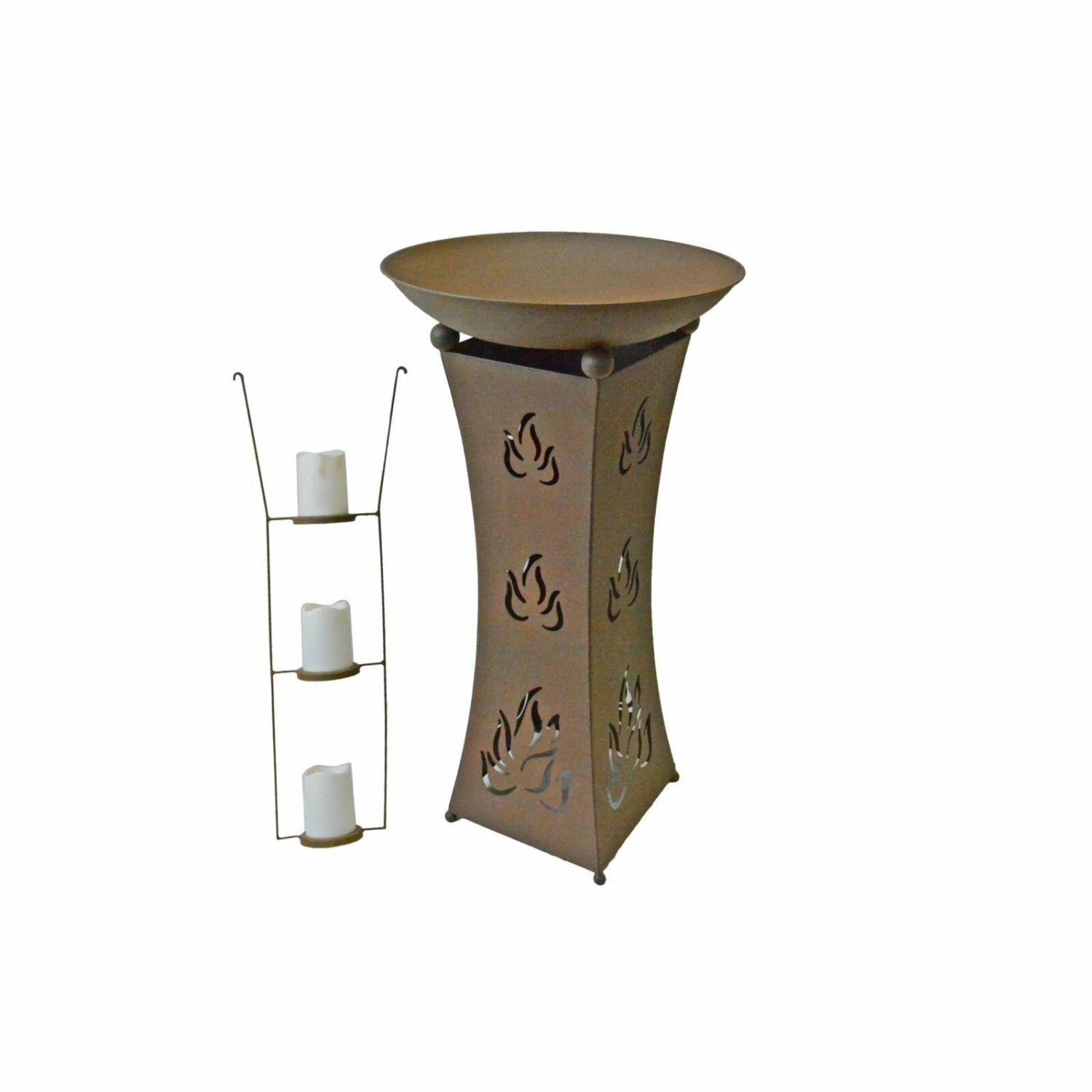 Bestpreis ✔️ Pflanzschale - rostfarben - mit LED-Beleuchtung 🔥 5 Bestpreis ✔️ Pflanzschale - rostfarben - mit LED-Beleuchtung 🔥 – Bild 3