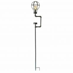 Budget 😍 Solar-Leuchte KONSTANTIN - antik-schwarz - 65 cm hoch ❤️