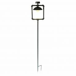 Am billigsten 🎁 Solar-Leuchte GWENDOLINE - antik-schwarz - 158 cm hoch 🛒