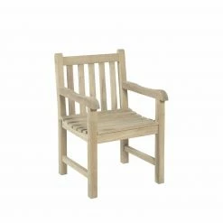 Brandneu 🤩 Armlehnensessel SOLO - natur - Teakholz massiv 🛒