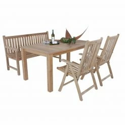 Budget 👏 Hochlehner SOLO - natur - Teakholz massiv - verstellbar 🧨 -Angebote Garten Store 9002820600 03 1600Wx1600H