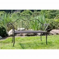 Angebote ✨ Gartenbank SELENE - rostfarben - 143 cm ⌛ 8 Angebote ✨ Gartenbank SELENE - rostfarben - 143 cm ⌛ -Angebote Garten Store 9002821900 03 1600Wx1600H