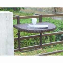 Billig ✔️ Balkon-Hängetisch AGRA - coffee - klappbar 🤩 -Angebote Garten Store 9002827200 03 1600Wx1600H
