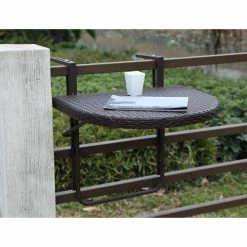 Billig ✔️ Balkon-Hängetisch AGRA - coffee - klappbar 🤩 -Angebote Garten Store 9002827200 04 1600Wx1600H