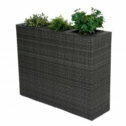 Budget 😍 Raumtrenner - dunkelgrau - mit 3 Pflanztöpfen - 100 cm breit ⭐ 6 Budget 😍 Raumtrenner - dunkelgrau - mit 3 Pflanztöpfen - 100 cm breit ⭐ -Angebote Garten Store 9002829200 02 1600Wx1600H