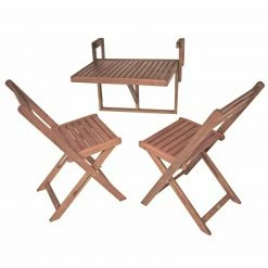 Bestes Angebot 😉 3-teiliges Balkon-Hängetisch-Set BERKELEY - Eukalyptus 🔔 -Angebote Garten Store 9002832700 03 1600Wx1600H