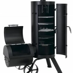 Auslauf 😉 Räucherofen FAIFAX - schwarz - 4+2 Roste + Haken ✔️ -Angebote Garten Store 9002835000 02 1600Wx1600H