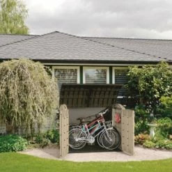 Brandneu 🎁 Aufbewahrungsschrank STORE IT OUT Ultra - beige-braun - 134 cm hoch 🛒 -Angebote Garten Store 9002886200 03 1600Wx1600H