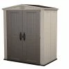 Budget ⌛ Gerätehaus FACTOR 6x3 - taupe-beige - Kunststoff - 173,5x113,5 cm 👍 -Angebote Garten Store 9002886300 1600Wx1600H