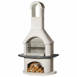 Beste Bewertungen von 🌟 Grillkamin AMBIENTE - weiß - Granitsimsplatte - 203 cm 😍