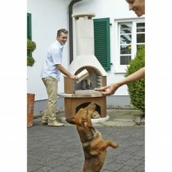 Blitzangebot 😀 Grillkamin SAN REMO - weiß-terra - 206 cm hoch 💯 -Angebote Garten Store 9003199000 03 1600Wx1600H