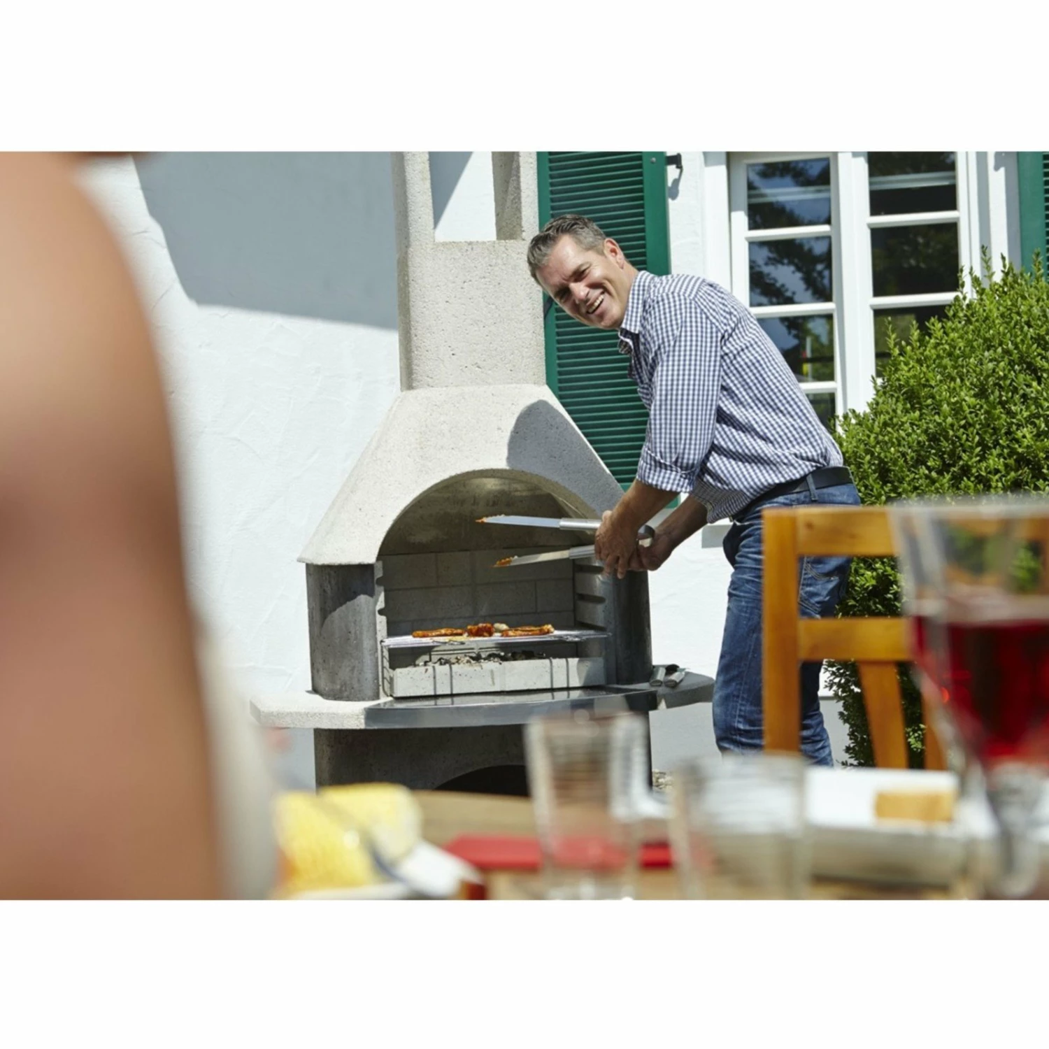 Top 10 🌟 Grillkamin STOCKHOLM - weiß-anthrazit - 203 cm hoch 🎉 4 Top 10 🌟 Grillkamin STOCKHOLM - weiß-anthrazit - 203 cm hoch 🎉 – Bild 2