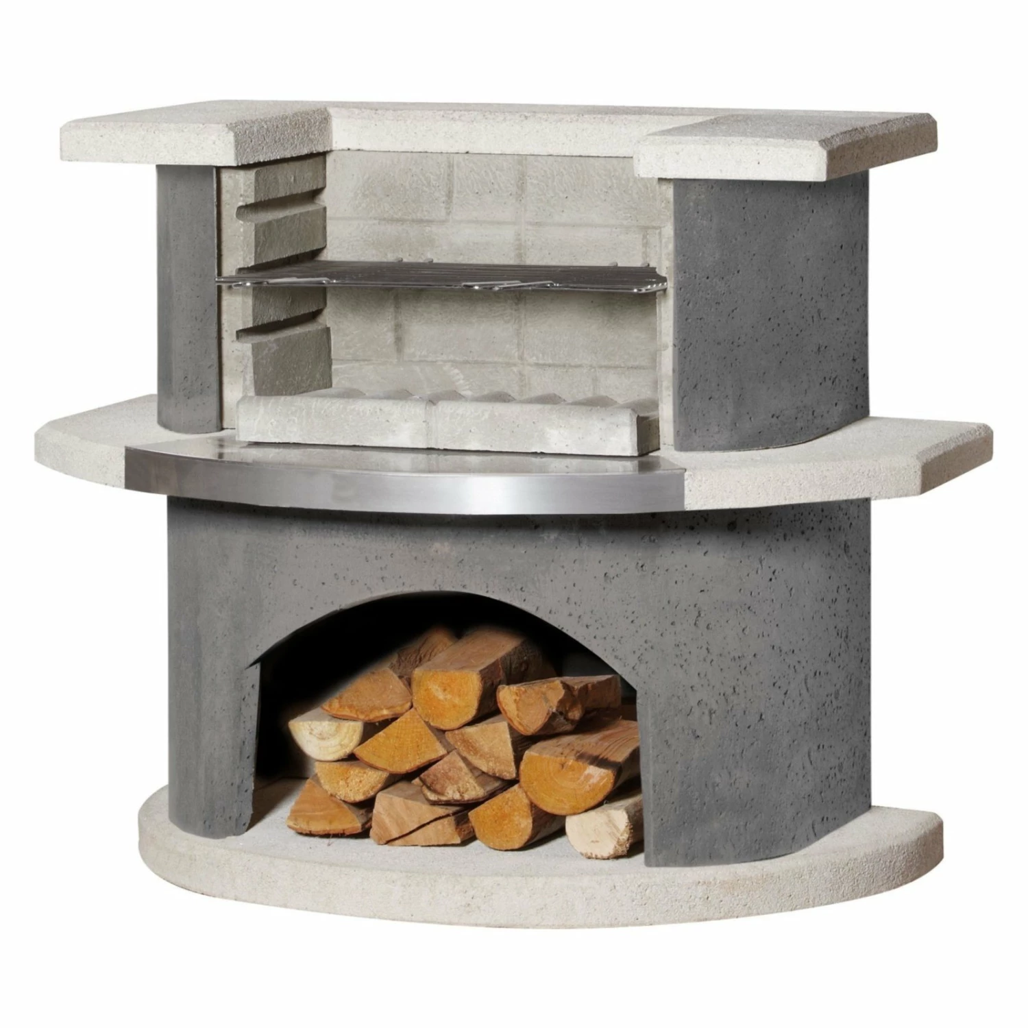 Blitzangebot ✨ Grillbar STOCKHOLM - weiß-anthrazit - 110 cm breit 😍 3 Blitzangebot ✨ Grillbar STOCKHOLM - weiß-anthrazit - 110 cm breit 😍