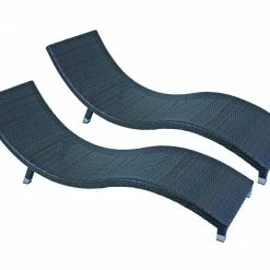 Coupon ⌛ 2er-Set Sonnenliege CARACAS - coffee - 185 cm 🥰