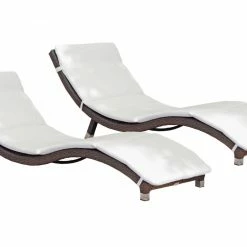 Beste Bewertungen von 👏 2er-Set Sonnenliege CARACAS - coffee-creme - mit Auflagen - 185 cm 😀