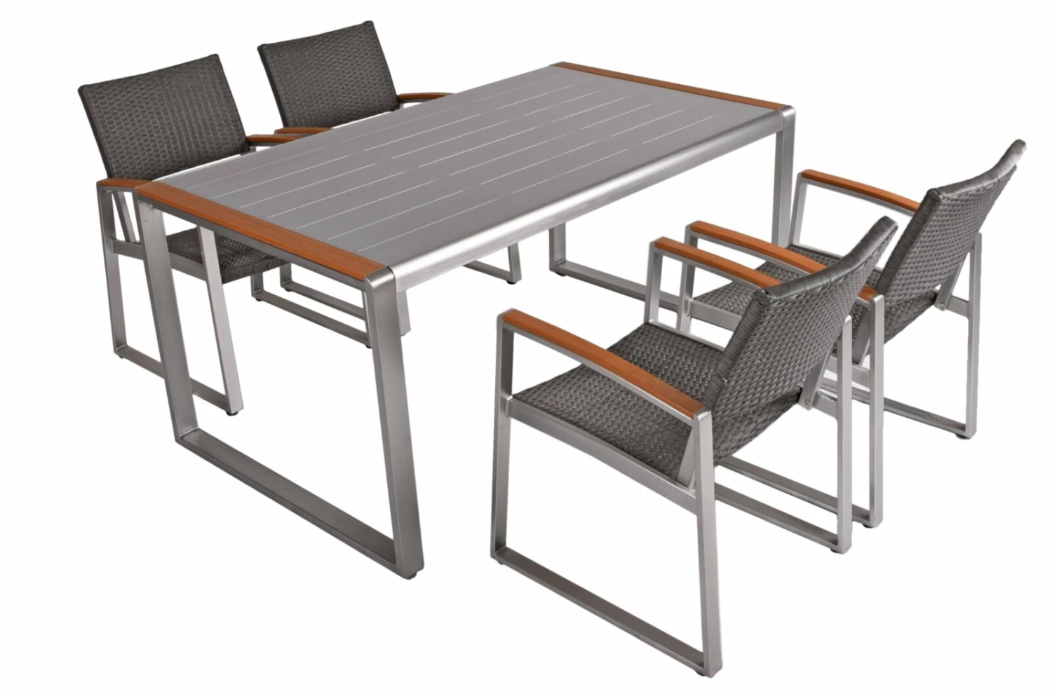 Besorgen 💯 5-teiliges Gartenmöbel-Set AVA - grau - Kunststoffgeflecht 🧨 3 Besorgen 💯 5-teiliges Gartenmöbel-Set AVA - grau - Kunststoffgeflecht 🧨