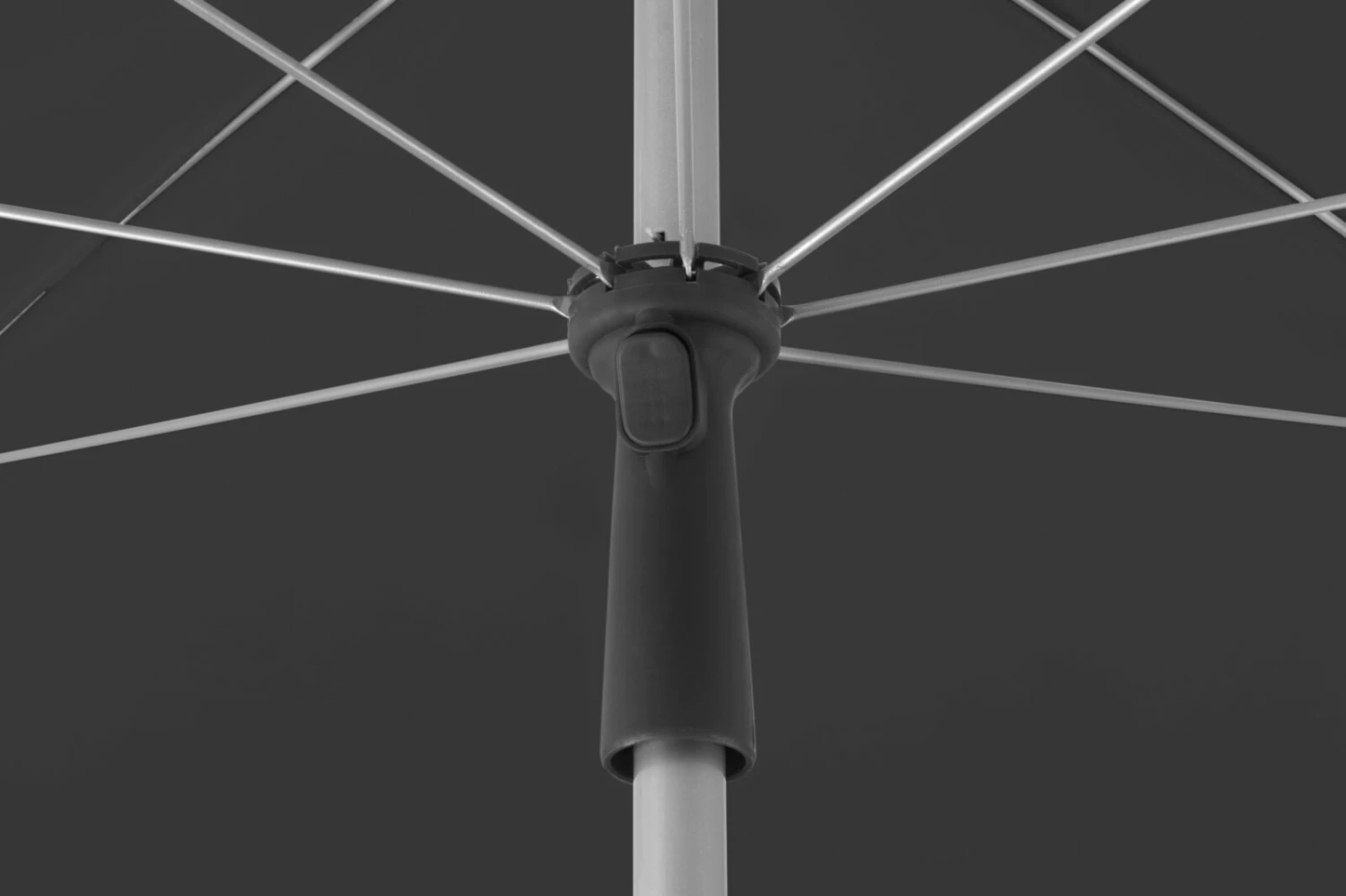 Auslauf 😍 Sonnenschirm LOCARNO - anthrazit - Ø 150 cm ⌛ 6 Auslauf 😍 Sonnenschirm LOCARNO - anthrazit - Ø 150 cm ⌛ – Bild 4