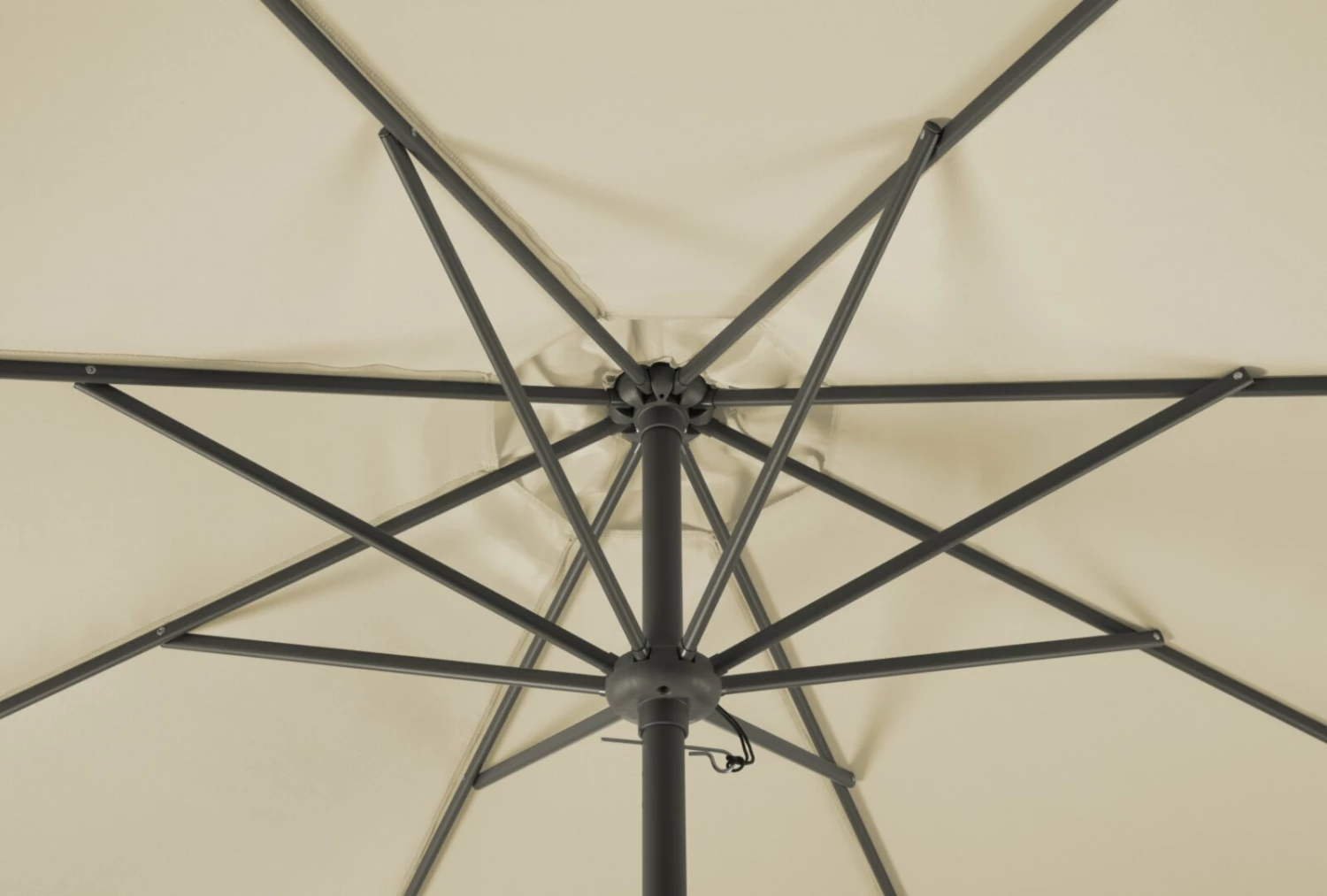 Aktion 🌟 Sonnenschirm HARLEM - natur - Ø 270 cm 🔥 5 Aktion 🌟 Sonnenschirm HARLEM - natur - Ø 270 cm 🔥 – Bild 3