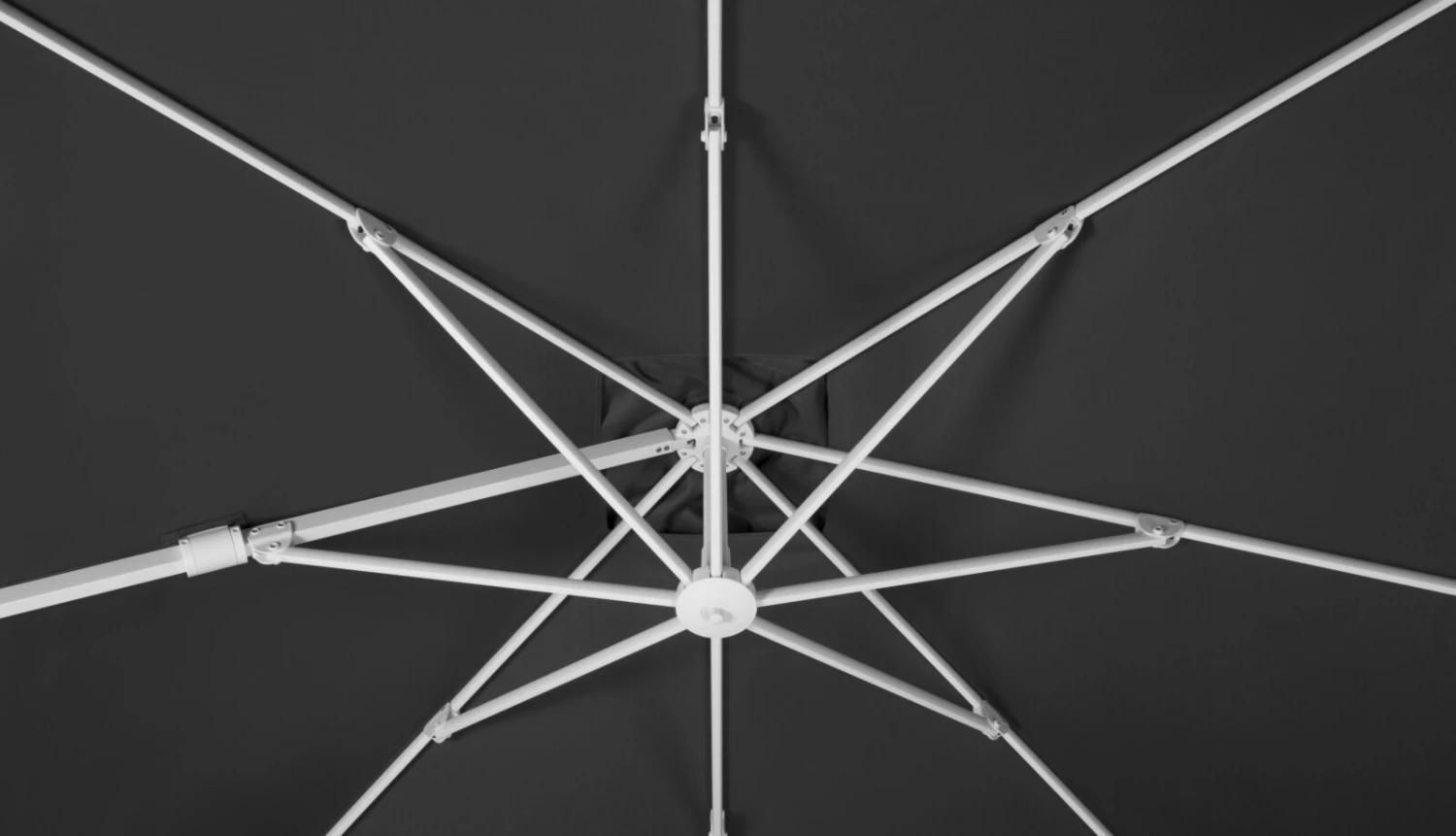 Top 10 🛒 Ampelschirm RHODOS TWIST BIANCO - anthrazit - 300x300 cm 🤩 6 Top 10 🛒 Ampelschirm RHODOS TWIST BIANCO - anthrazit - 300x300 cm 🤩 – Bild 4