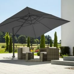 Bestpreis 🌟 Ampelschirm RHODOS GRANDE - anthrazit - rechteckig - 400x300 cm 🧨 7 Bestpreis 🌟 Ampelschirm RHODOS GRANDE - anthrazit - rechteckig - 400x300 cm 🧨 -Angebote Garten Store 9003596200 02 1600Wx1600H