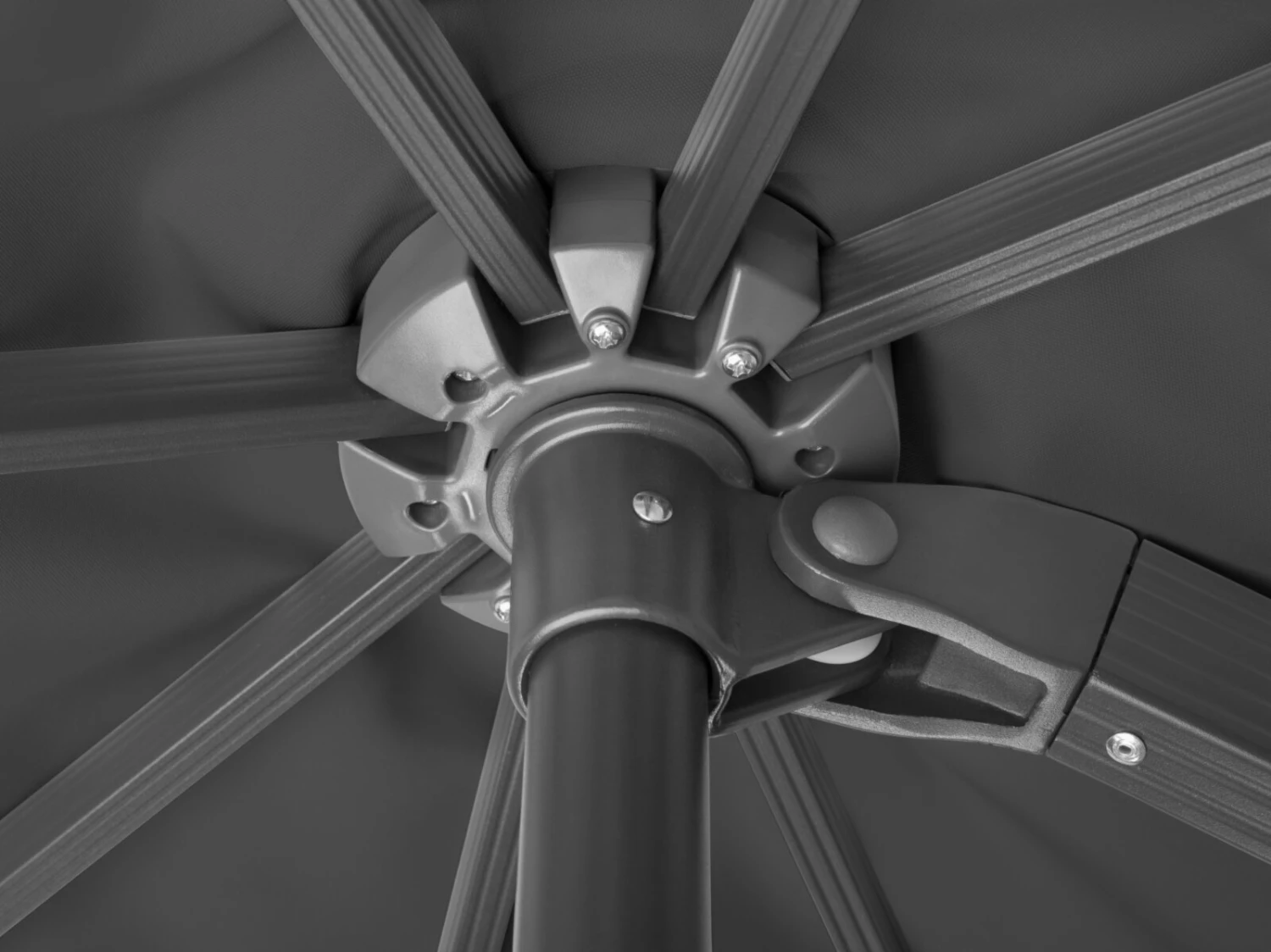 Bestpreis 🌟 Ampelschirm RHODOS GRANDE - anthrazit - rechteckig - 400x300 cm 🧨 5 Bestpreis 🌟 Ampelschirm RHODOS GRANDE - anthrazit - rechteckig - 400x300 cm 🧨 – Bild 3