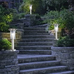 Coupon 🥰 Standleuchte - Edelstahl - 45 cm hoch 🤩 -Angebote Garten Store 9004017200 03 1600Wx1600H