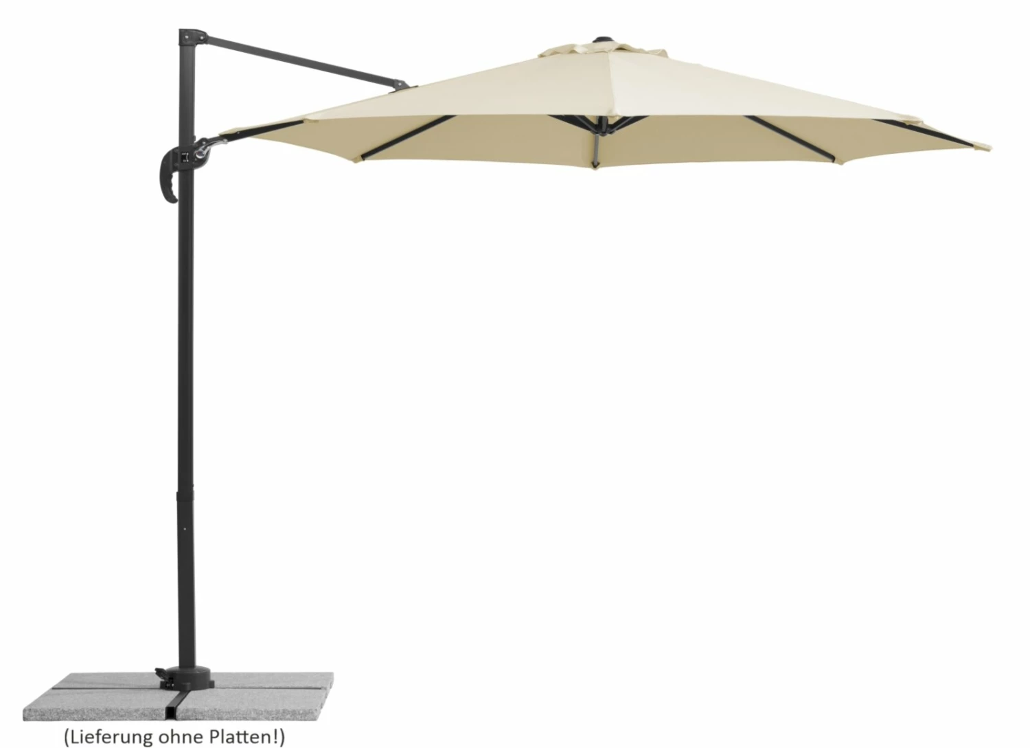 Bestes Angebot 🎉 Ampelschirm RHODOS JUNIOR - natur - ø 300 cm 😍 3 Bestes Angebot 🎉 Ampelschirm RHODOS JUNIOR - natur - ø 300 cm 😍