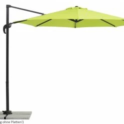 Billig 🔥 Ampelschirm RHODOS JUNIOR - apfelgrün - ø 300 cm 🤩