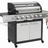 Coupon ✔️ Edelstahl-Gasgrill LONG BEACH - silber schwarz - 6 +1 Brenner 🧨 -Angebote Garten Store 9004109100 1600Wx1600H