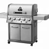 Bester Verkauf 🧨 Gasgrill BELLEVUE - schwarz-silber - mit 5 + 2 Brenner 🛒