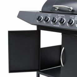 Coupon 🛒 Gasgrill DAYTON - schwarz - 6 Hauptbrenner + 1 Seitenbrenner 🔔 -Angebote Garten Store 9004109700 03 1600Wx1600H