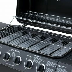 Coupon 🛒 Gasgrill DAYTON - schwarz - 6 Hauptbrenner + 1 Seitenbrenner 🔔 -Angebote Garten Store 9004109700 04 1600Wx1600H