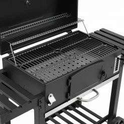 Neu 🎉 Holzkohlegrill ONTARIO XXL - schwarz - mit Ablagemöglichkeiten 🎉 -Angebote Garten Store 9004110500 03 1600Wx1600H