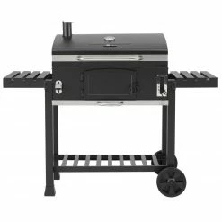 Neu 🎉 Holzkohlegrill ONTARIO XXL - schwarz - mit Ablagemöglichkeiten 🎉 -Angebote Garten Store 9004110500 06 1600Wx1600H