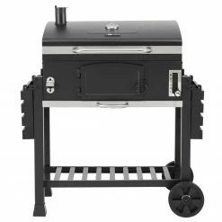 Neu 🎉 Holzkohlegrill ONTARIO XXL - schwarz - mit Ablagemöglichkeiten 🎉 -Angebote Garten Store 9004110500 08 1600Wx1600H