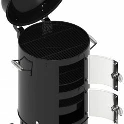 Angebote 🧨 Smoker STAUNTON - schwarz - mit 2 Kammern ✨ -Angebote Garten Store 9004111200 02 1600Wx1600H