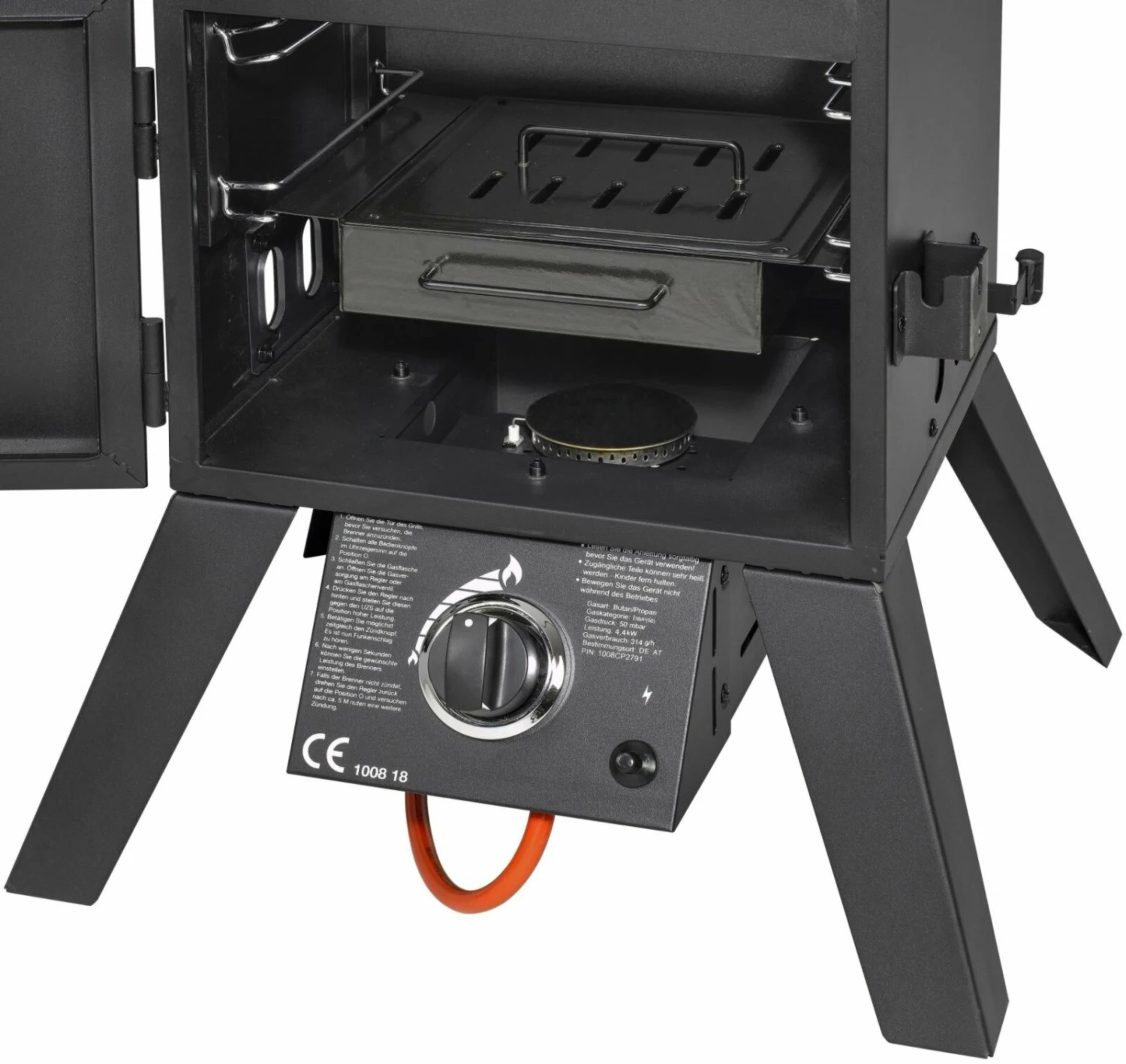Schlussverkauf 🌟 Gasgrill Smoker PORTLAND XL - schwarz - 4 Grillroste ❤️ 5 Schlussverkauf 🌟 Gasgrill Smoker PORTLAND XL - schwarz - 4 Grillroste ❤️ – Bild 3