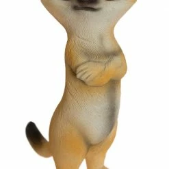 Blitzangebot 😀 Deko-Erdmännchen - braun - stehend - mit Solarlicht 👏