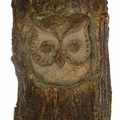 Bestes Angebot 🔔 Deko-Baumstamm - braun - mit Eule 🧨