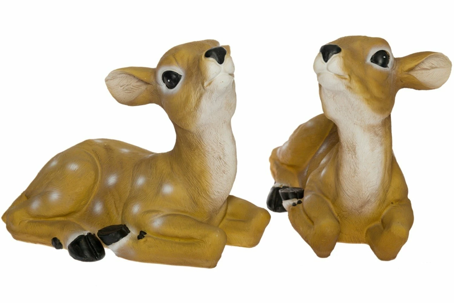 Besorgen 🧨 2er-Set Deko-Rehkitz - braun - Polyresin 🎁 3 Besorgen 🧨 2er-Set Deko-Rehkitz - braun - Polyresin 🎁