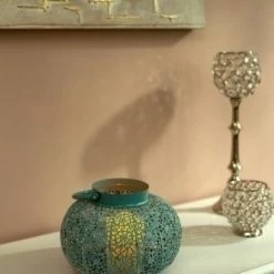 Am billigsten 🥰 Orient-Laterne LALE - pastell Blau - Metall 🥰 -Angebote Garten Store 9004124100 03 1600Wx1600H