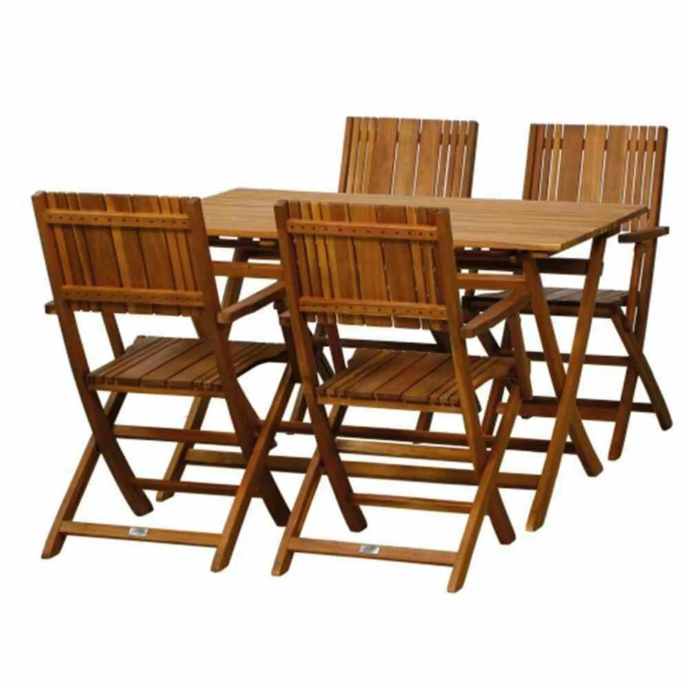 Bester Verkauf 😉 5-teiliges Gartenmöbel-Set FALUN - Akazie massiv 🧨 3 Bester Verkauf 😉 5-teiliges Gartenmöbel-Set FALUN - Akazie massiv 🧨