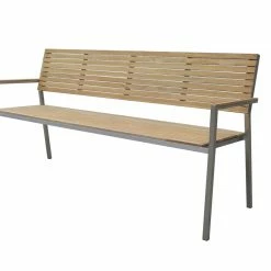 Bester Verkauf ⌛ 4-Sitzer Bank DENVER - Teak massiv - 180 cm breit ⌛