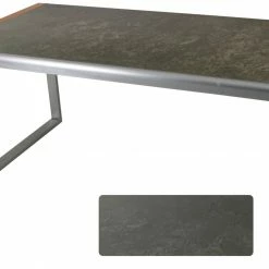 Am billigsten 🎁 Gartentisch AVERNA - anthrazit - 160x90 cm ⭐