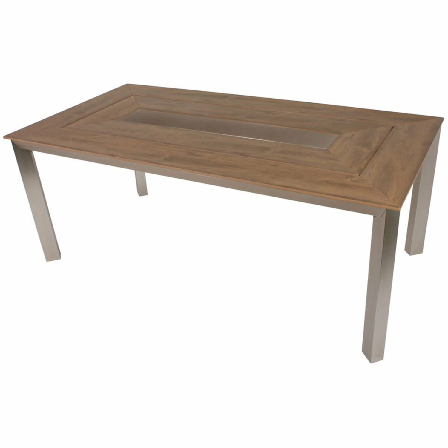 Neu ⌛ 5-teilige Tischgruppe FLORENCE - champagner - 192x100 cm 😀 4 Neu ⌛ 5-teilige Tischgruppe FLORENCE - champagner - 192x100 cm 😀 – Bild 2