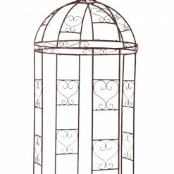 Budget 😍 Rosenbogen ÄTNA - Rost-Optik - Herz-Muster 👏