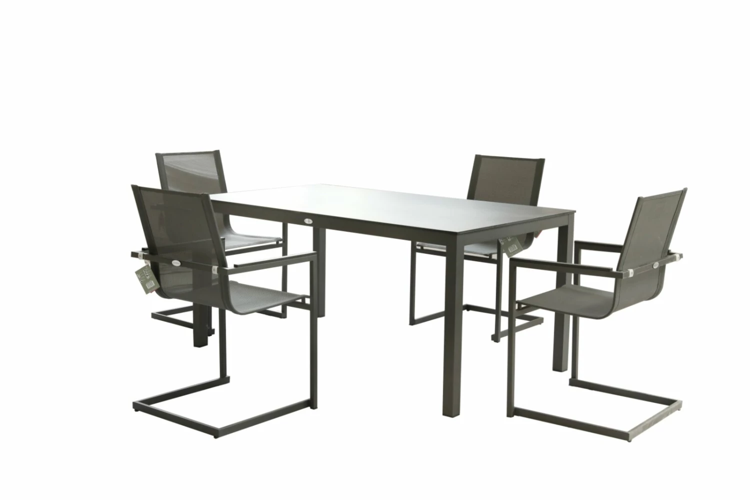 Angebote 🤩 5-teilige Tischgruppe SOPHIA - anthrazit - 158x90 cm 😍 3 Angebote 🤩 5-teilige Tischgruppe SOPHIA - anthrazit - 158x90 cm 😍