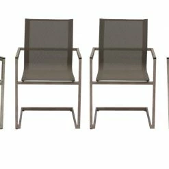 Aktion ⌛ 4er-Set Gartenstühle SIENNA - taupe 🧨