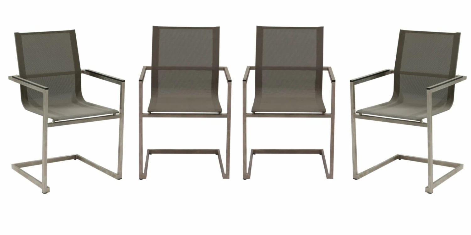 Aktion ⌛ 4er-Set Gartenstühle SIENNA - taupe 🧨 3 Aktion ⌛ 4er-Set Gartenstühle SIENNA - taupe 🧨